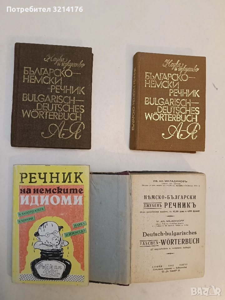 Речник на немските идиоми - Веселин Вапорджиев, Елена Мичри, снимка 1