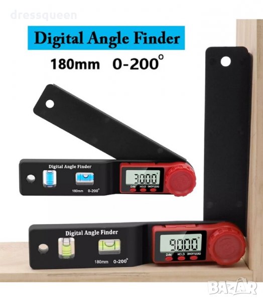 3105 Дигитален ъгломер с нивелир, снимка 1