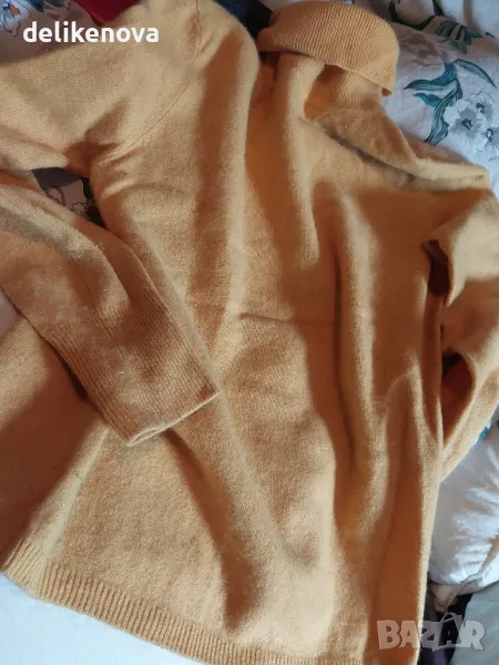 Kate Storm Holland Кашмир Size S Страхотен поло пуловер, снимка 1