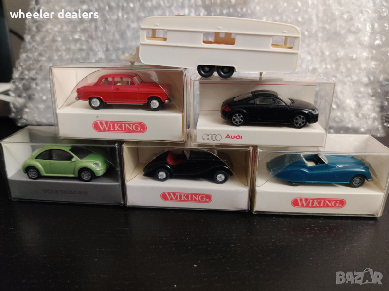 Пластмасови колички Wiking Rietze Herpa в мащаб 1:87 VW Beetle Volkswagen, снимка 1