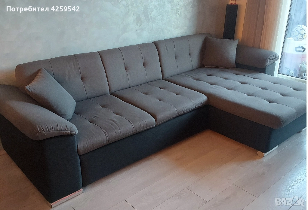 разтегателен диван с ракла, снимка 1