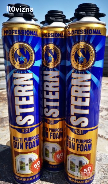Монтажна пистолетна  пяна 750мл STERN, снимка 1