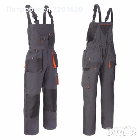 Зимен работен полугащеризон Classik Winter, снимка 1