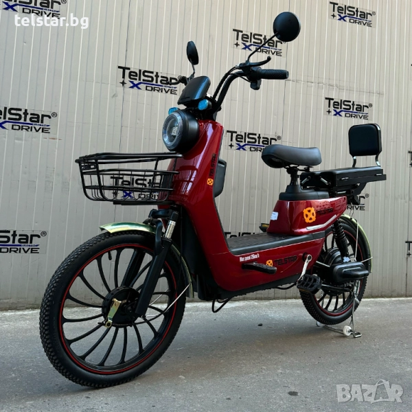 Електрически карго скутер TANK BALKAN TELSTAR 1500W 60V 23Ah с двойна седалка, възможност за педали , снимка 1