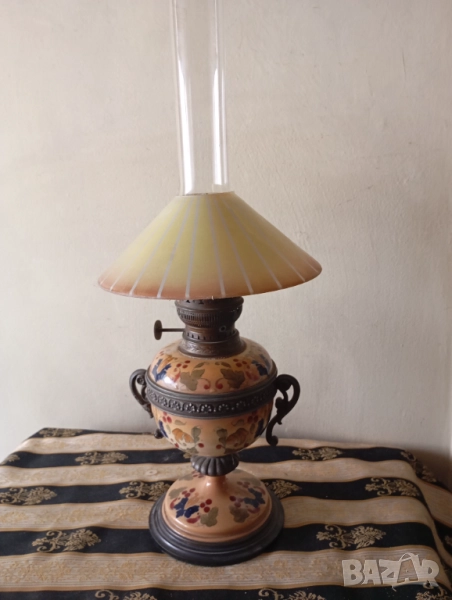Стара газова ( газена ) лампа, снимка 1