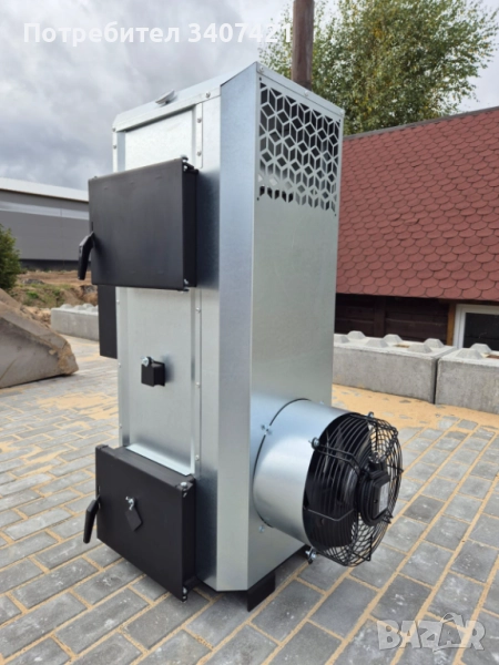 Печки на отработено масло и дърва за отопление с топъл въздух, снимка 1