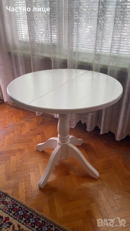 Бяла маса 120/80 см, снимка 1