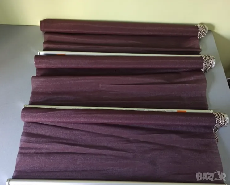 Текстилни роло щори - 3 бр., снимка 1