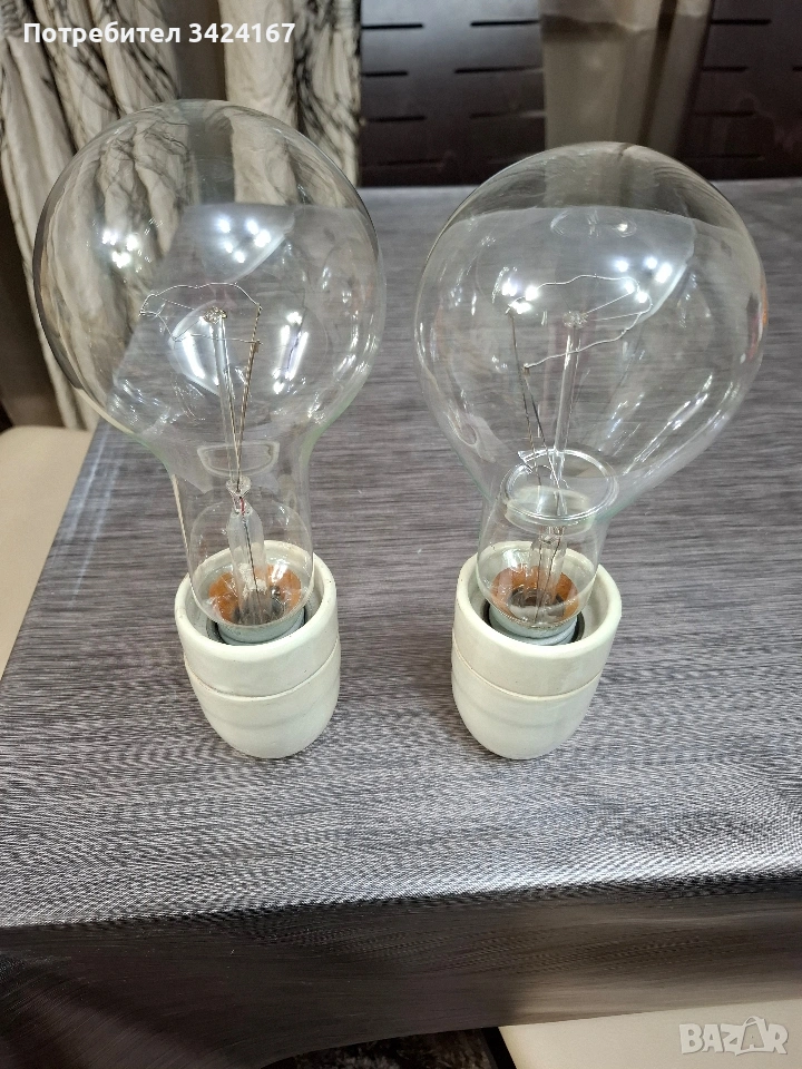 Крушка (лампа),прозрачна 300 W, снимка 1