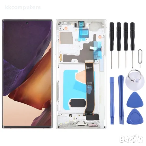 LCD Дисплей и Тъч Скрийн с рамка за Samsung Galaxy Note20 Ultra 5G SM-N986B 6.78 inch , снимка 1