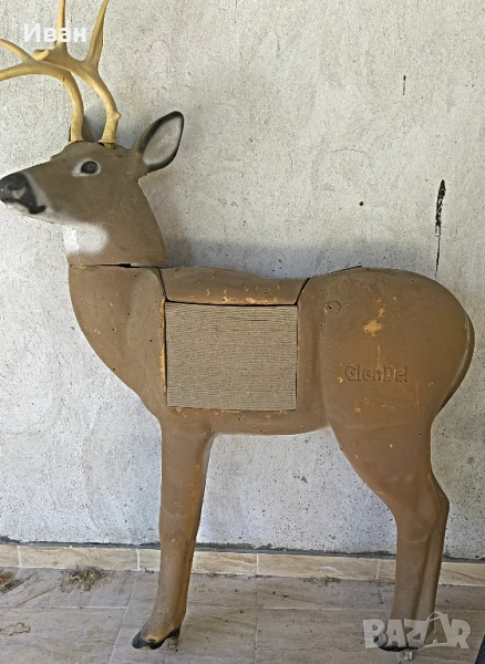 Триизмерни мишени с формата на елен Glendel-САЩ, с подарък, снимка 1