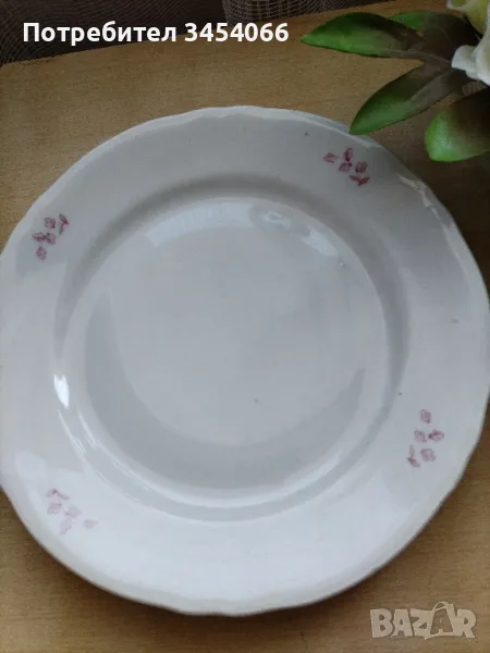Порцеланова чиния - 1960г., снимка 1