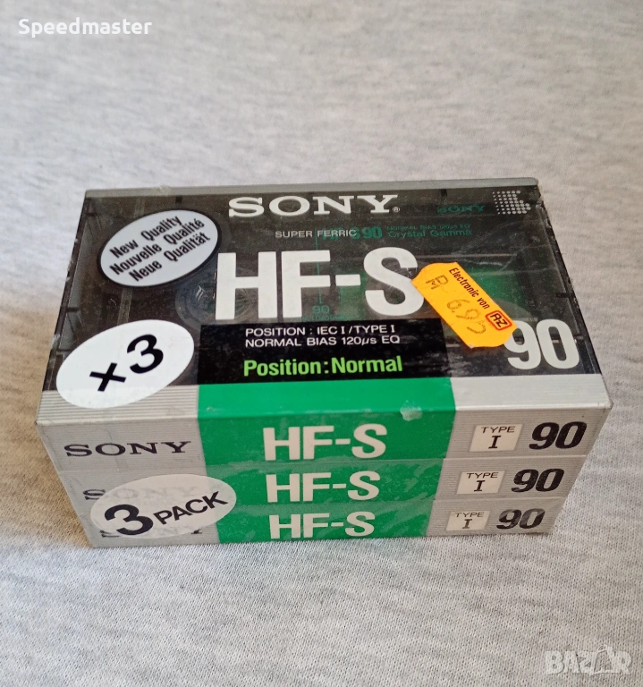 Нови аудио касети Sony HF-S 90, снимка 1