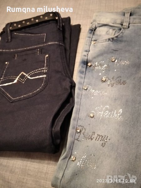 Дънки за момиче 134 , снимка 1