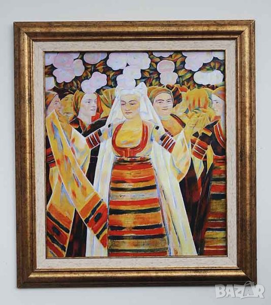 Българска сватба, Владимир Димитров - Майстора, картина, снимка 1