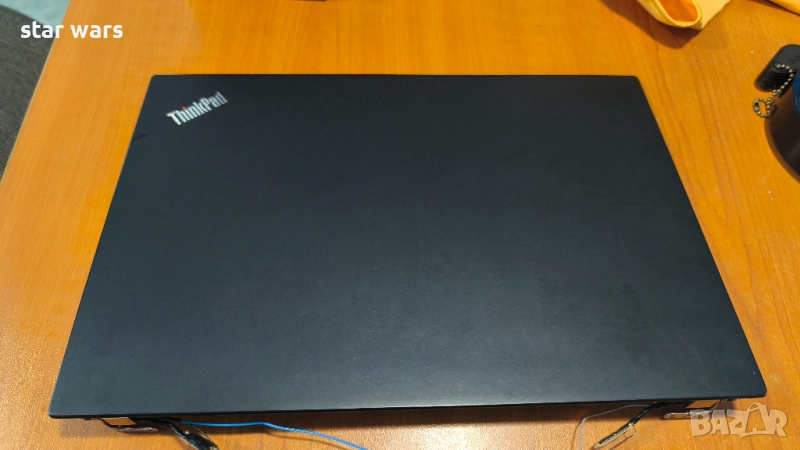 Долен и горен капак за Lenovo T480s с лентов кабел и тъчпад, снимка 1