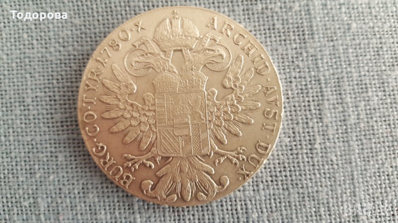 1 Thaler 1780 Austria- Maria Theresia- S.F., снимка 1