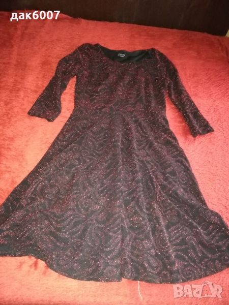 Стилна дамска рокля-Размер S, снимка 1