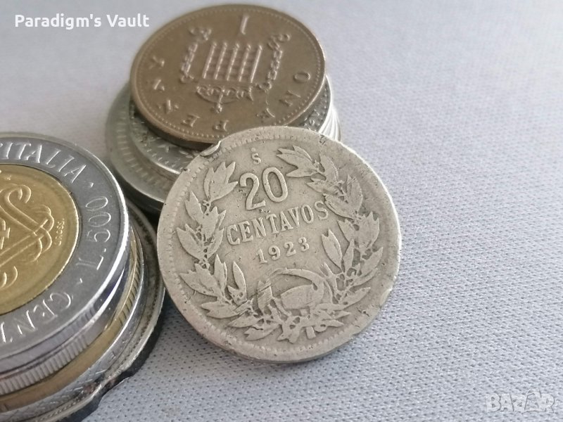 Монета - Чили - 20 центавос | 1923г., снимка 1