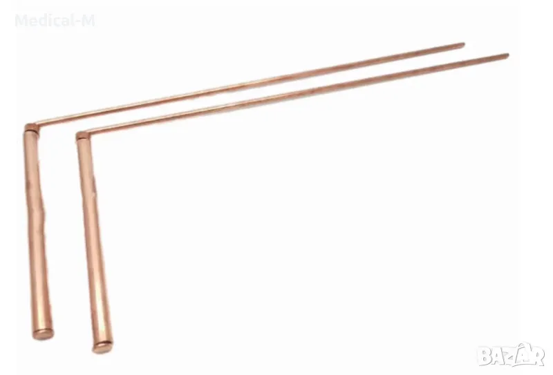 Медни багети  за  откриване на метали и злато, снимка 1