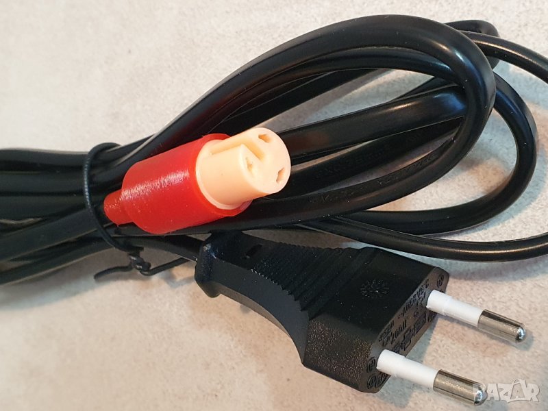 Захранващ кабел с кръгла букса за радио Селена Selena, Океан, Верас, снимка 1