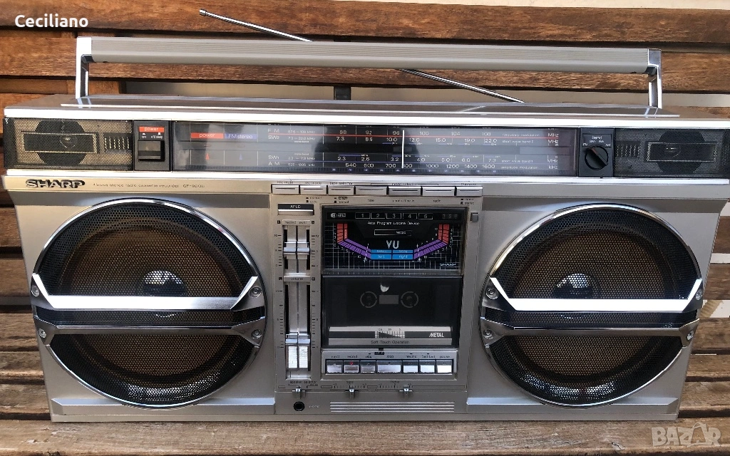 Голям Радиокасетофон SHARP GF 9000Z, снимка 1
