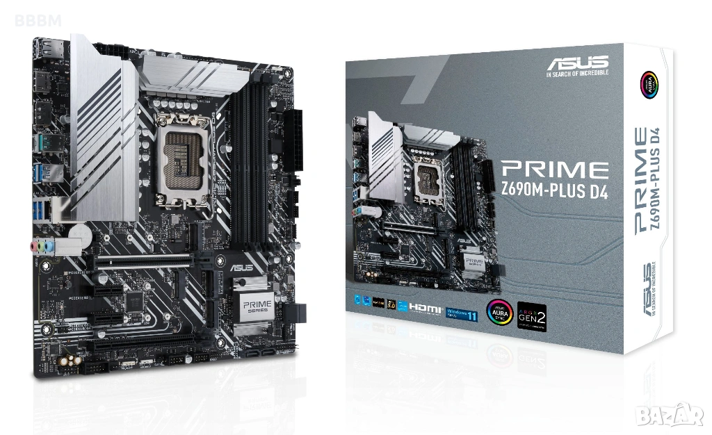ASUS PRIME Z690-M PLUS D4 - нова!, снимка 1