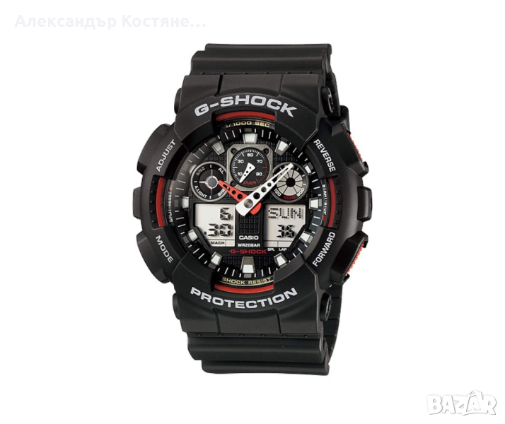 Мъжки часовник Casio G-Shock GA-100-1A4ER, снимка 1