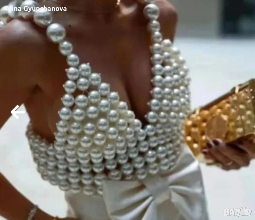 перлено бюстие , снимка 1