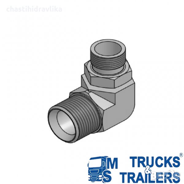 Коляно ориентируемо ¾” HYVA, снимка 1