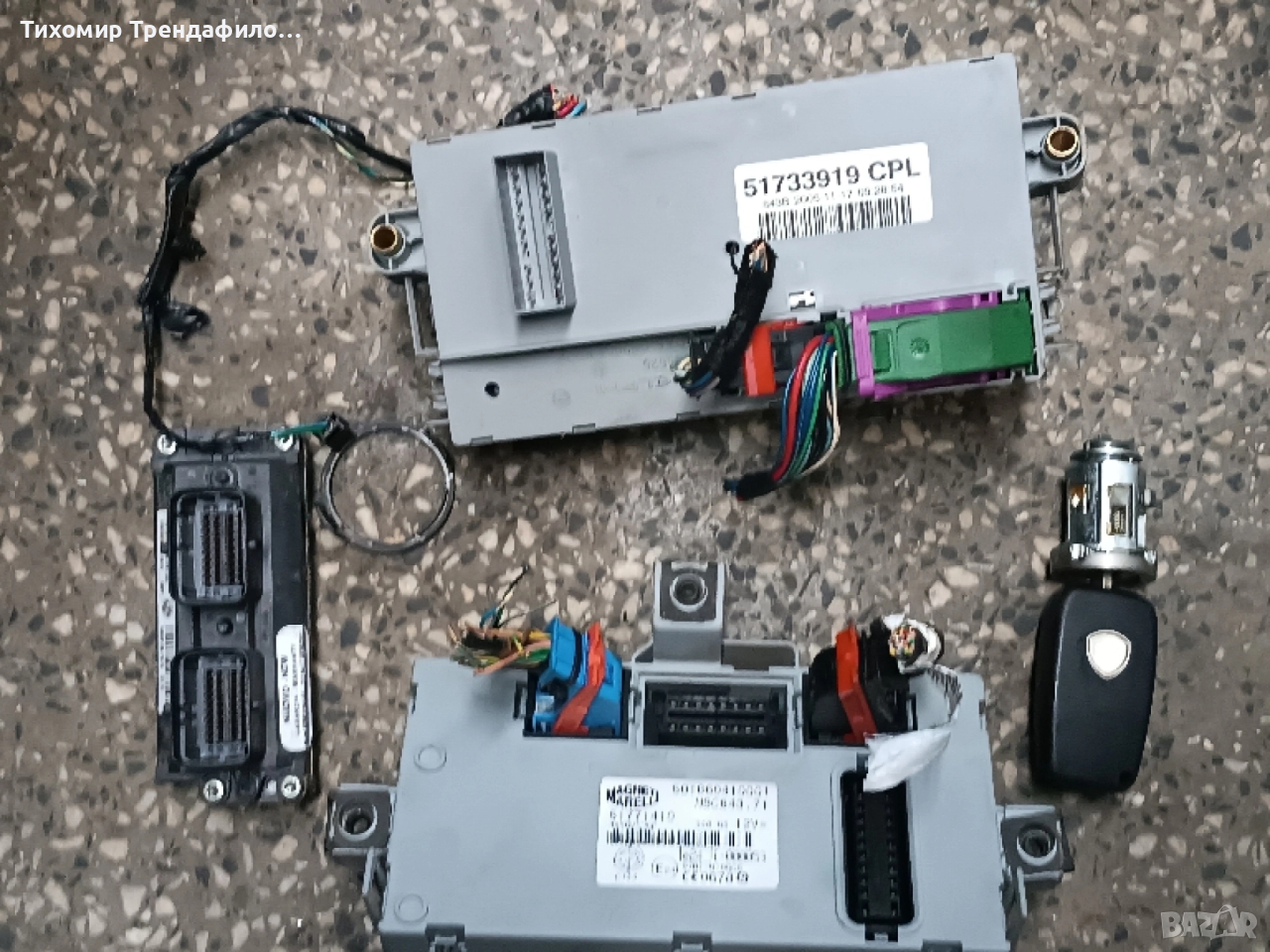 body control +ecu + key 51771410, 501860410001, NBC843.71 , IAW5AF.N8 , 51819339 HW606,, снимка 1