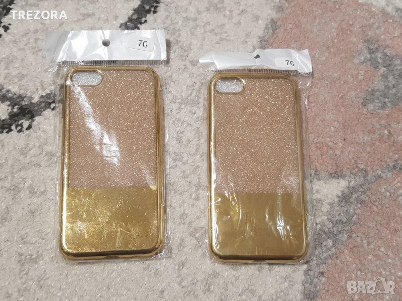 Стилни кейсове за Iphone 7-Gold,Red Rose, снимка 1