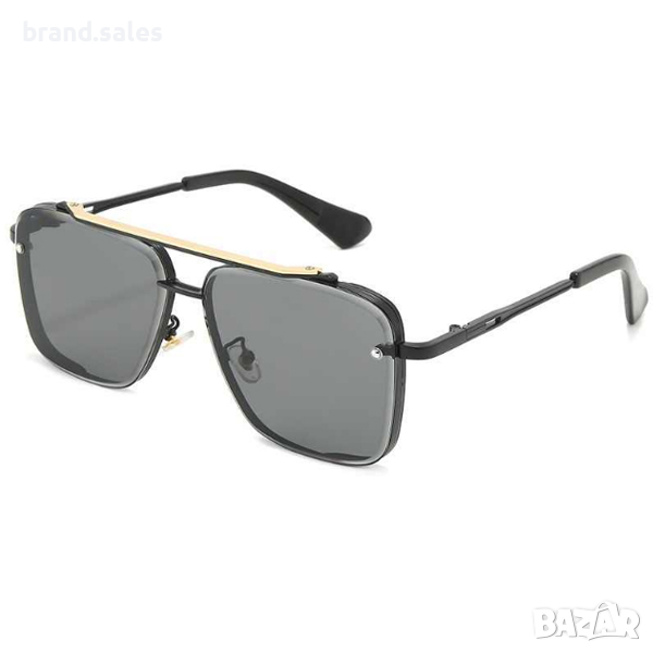 Елегантни слънчеви очила с метални рамки, снимка 1