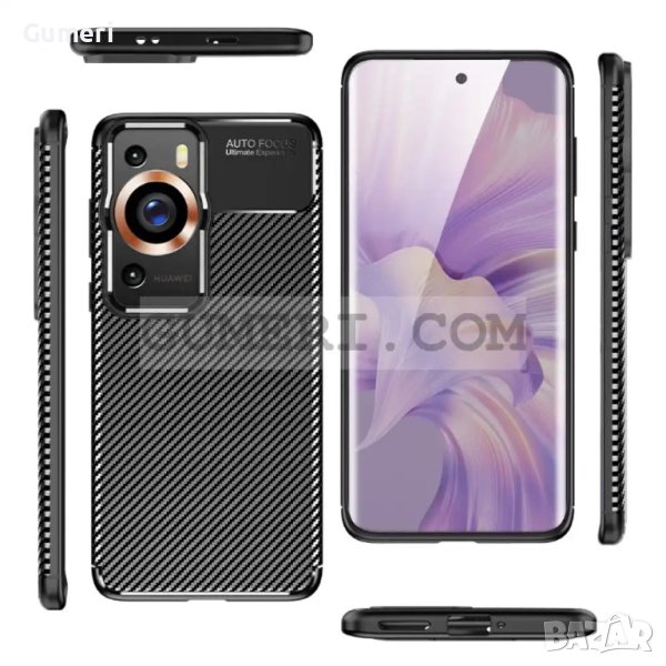Гръб "Карбон Ауто" за Huawei P60 Pro, снимка 1