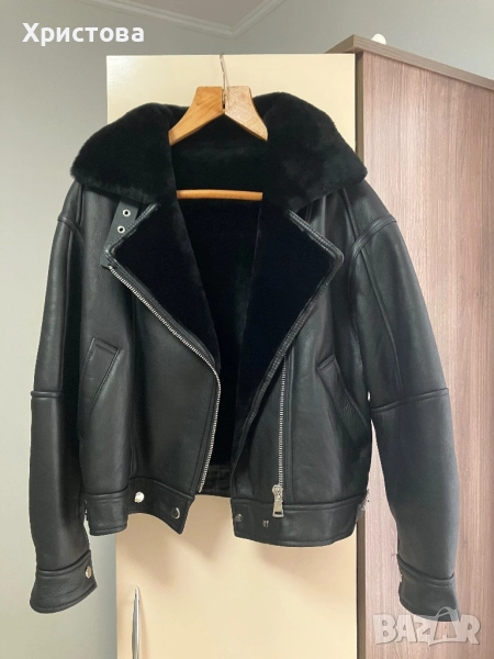 Яке от естествена кожа, снимка 1