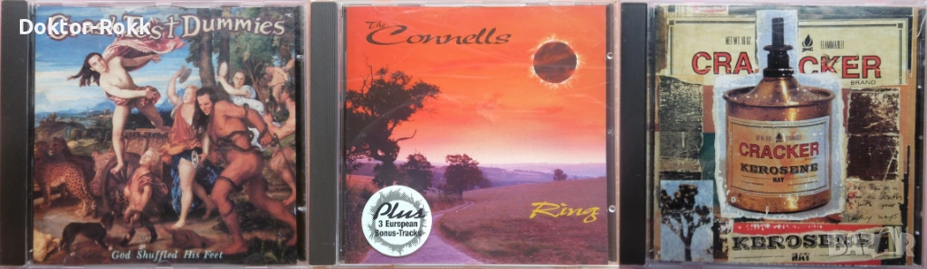Crash Test Dummies + Cracker + The Connells - оригинални дискове, снимка 1