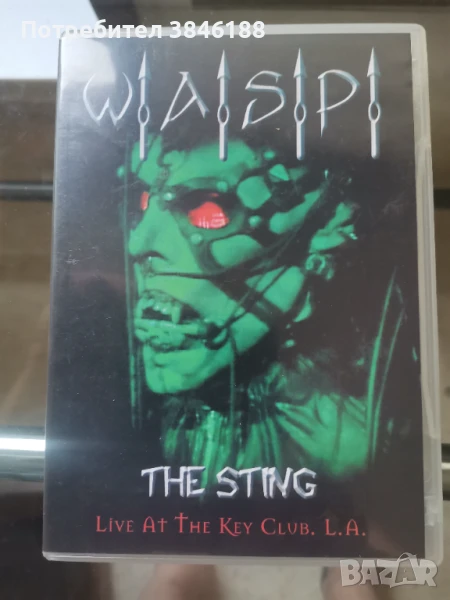 W.A.S.P. - The Sting Live at the Key Club L.A. (DVD, 2002)  , снимка 1