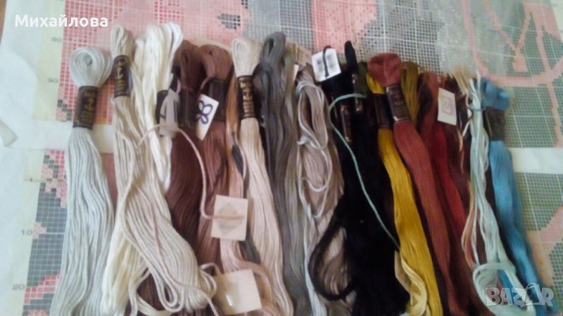 Гоблен "Коне на водопой" за бродиране с конци Анхор, снимка 1