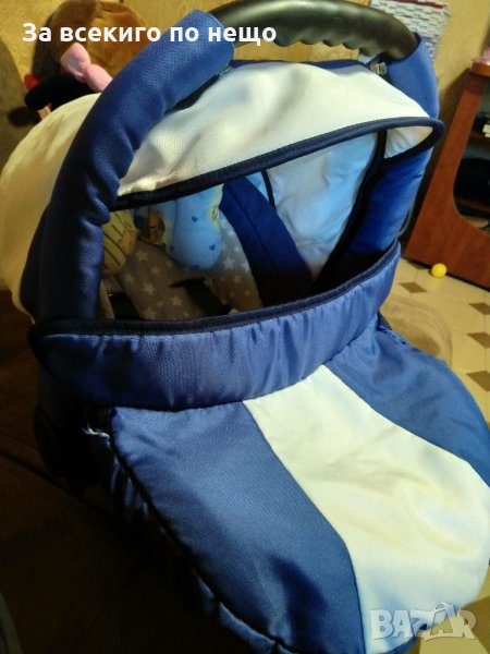 Кошница, столче за кола за бебе от 0 до 10 кг.+ Подложка против изпотяване, снимка 1