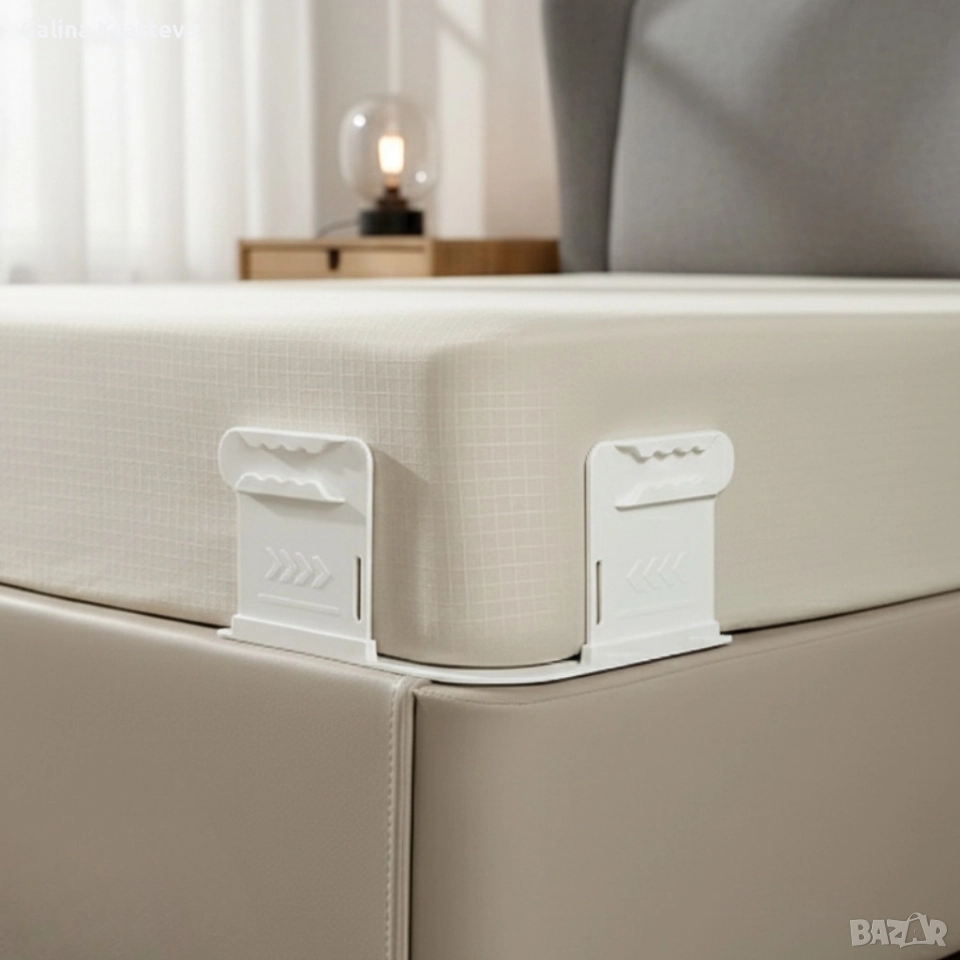 Държачи за чаршафи против плъзгане – комплект 4 броя, снимка 1