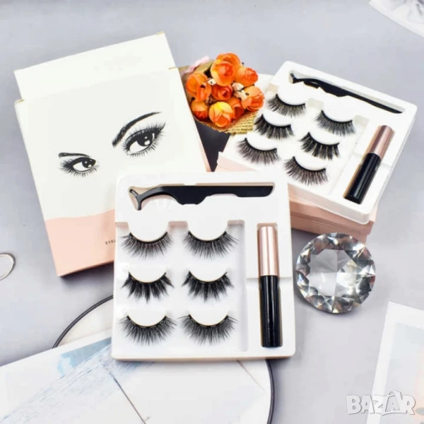 Изкуствени мигли с магнитчета – Лесно и естествено решение за твоето обаяние, снимка 1