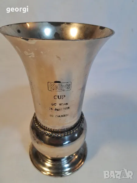 ретро посребрена купа   Valenti     18/1, снимка 1