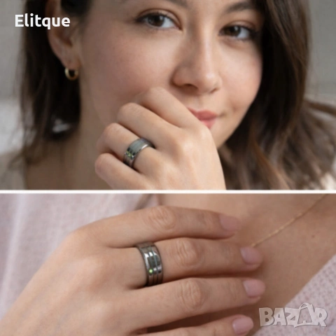 Smart пръстен–интелигентен тракер за здраве и активност в стилна форма, снимка 7 - Пръстени - 53557135