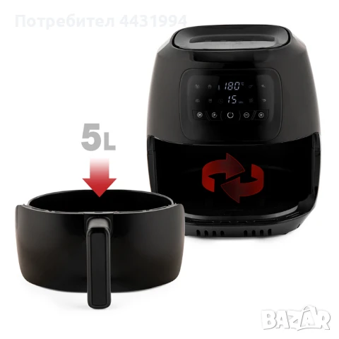 Фритюрник с горещ въздух MUHLER MFX-415D, снимка 3 - Фритюрници - 51270928