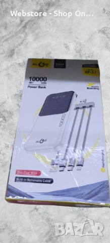 Преносима батерия KLGO KP-37, 10000mAh, снимка 2 - Външни батерии - 53582471