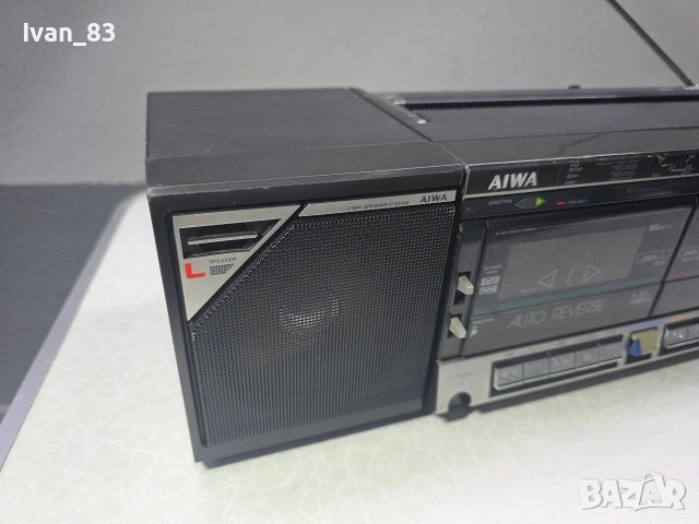 Радиокасетофон AIWA CA-W40, снимка 5 - Радиокасетофони, транзистори - 53048353