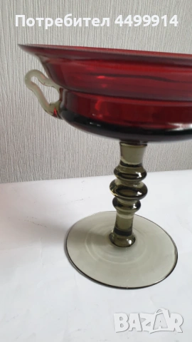 Стъклена купа"Ритон"-Китка Нови Пазар, снимка 5 - Антикварни и старинни предмети - 53660216