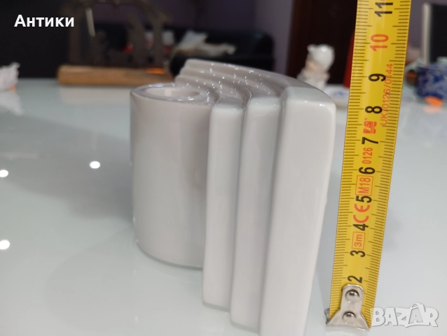 Порцеланов свещник маркиран стар, снимка 9 - Други - 52496441