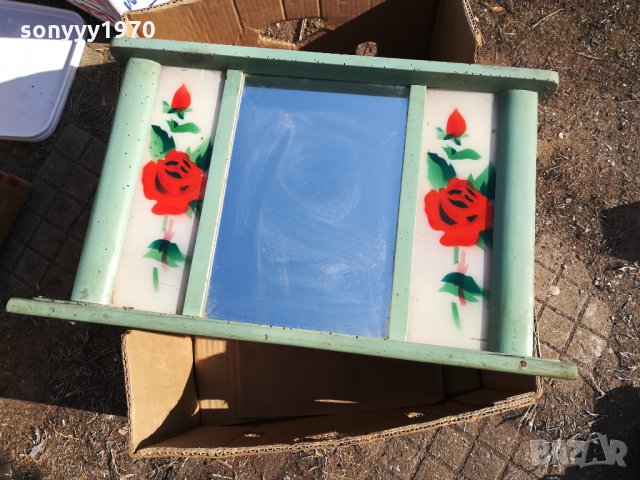 старо огледало-антик 0602221009, снимка 6 - Антикварни и старинни предмети - 35688393