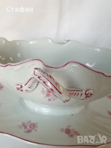 Порцеланова сосиера Haas Czjzek, снимка 2 - Антикварни и старинни предмети - 50114380